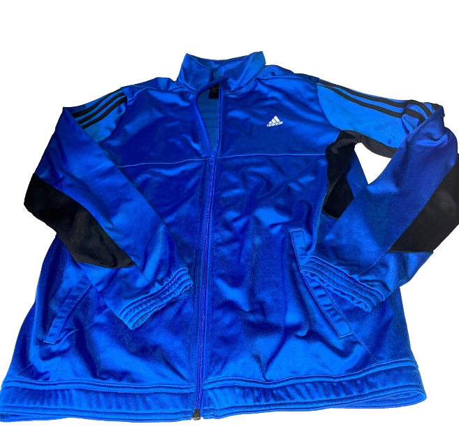Vintage Y2K Blue ADIDAS Track Jacket Unisex Running Jogging Size M|L29W19|6129