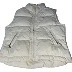 Vintage 90s Nylon Plain Whited padded Tommy Hilfiger Puffer Vest Gilet Jacket - XS/S|L24 W18|SKU 6131