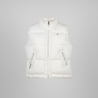 Vintage 90s Nylon Plain Whited padded Tommy Hilfiger Puffer Vest Gilet Jacket - XS/S|L24 W18|SKU 6131