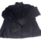 Female Decathlon vintage black fleece jacket in size M|L28 W20|SKU 6134