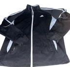 Vintage female Adidas full zip black windbreaker jacket in S|L29 W20| SKU 6138