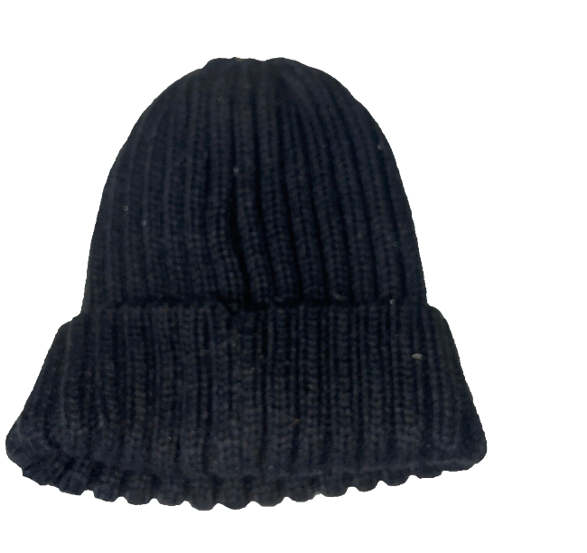 Vintage FURTALK Women's Knitted black Beanie Hat| SKU 6139