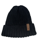 Vintage FURTALK Women's Knitted black Beanie Hat| SKU 6139