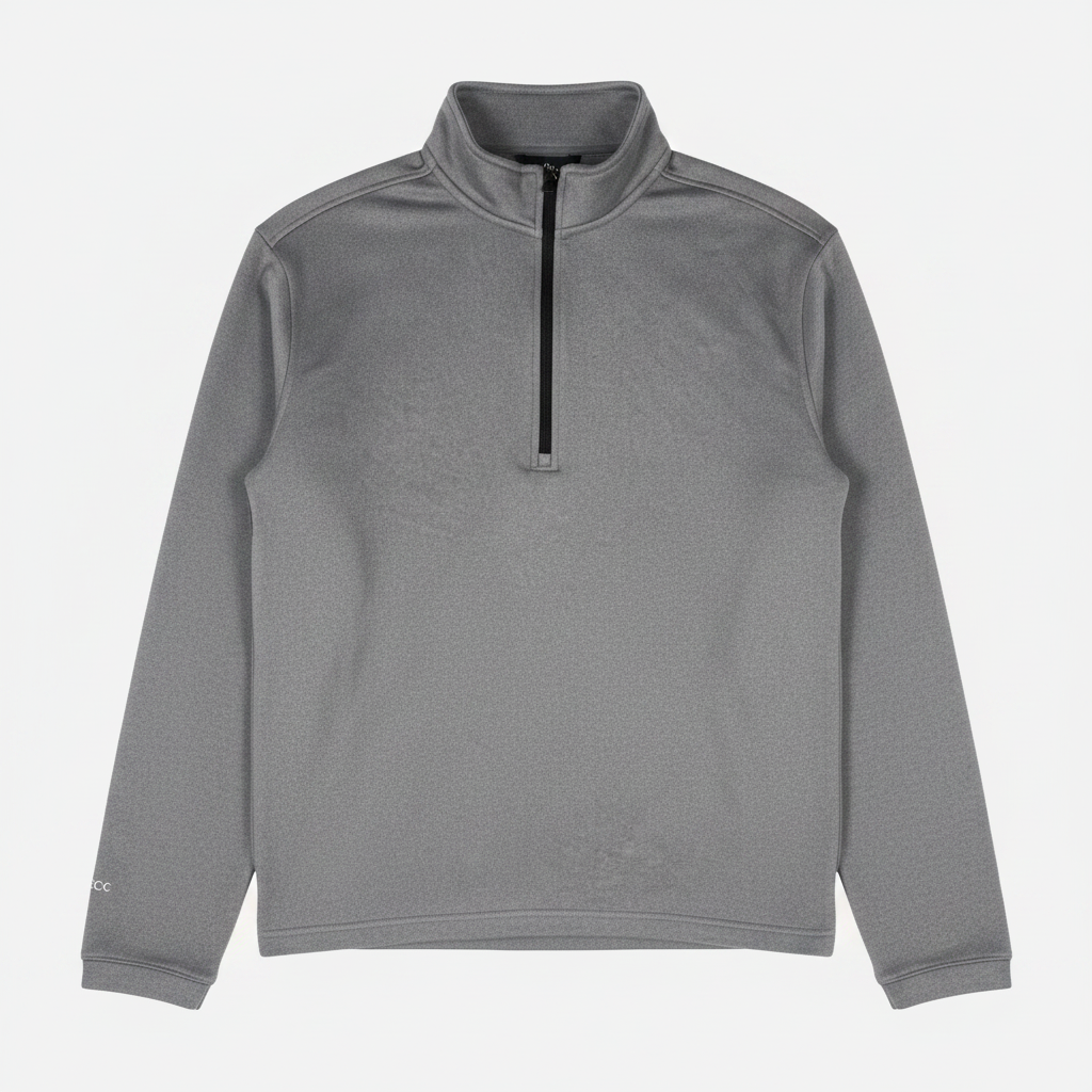 Regatta Great outdoor vintage sweater grey 1/4 zip high neck polyester