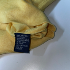 Vintage male Polo Ralph Lauren Yellow Cotton Linen Blend Knit Sweater Vest L SKU 6145