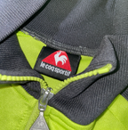 Vintage Female Lecoq Sportif Zipper windbreaker green Jacket in M|L28W18|SKU 6146