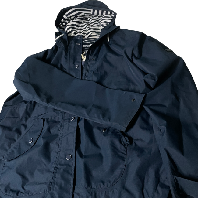 Vintage regatta blue women’s rain waterproof coat UK 12 L 29 W 21 SKU 6162