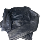 "Leather Signature Biker Jacket SHORT COATED JACKET - Faux leather jacket in size 10 MEDIUM  L 23 W 17 SKU 6167 "