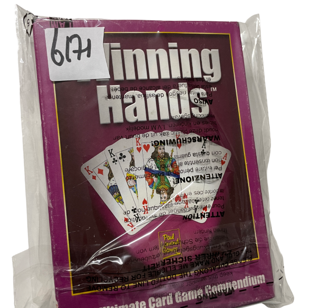 The Ultimate Card Game Compendium "Winning hands". Paul Lammond. New Open WINNING HAndball card game SKU 6171