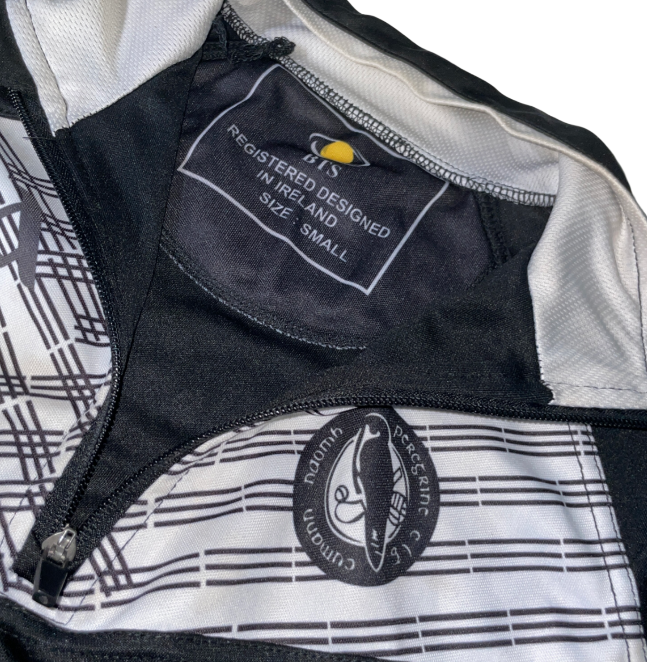 vintage quater zip GAA bLACK wome's hoodie in black FITNESS 1/4 ZIP TOP WITH REFLECTIVE PANELS SKU 6177