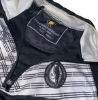 vintage quater zip GAA bLACK wome's hoodie in black FITNESS 1/4 ZIP TOP WITH REFLECTIVE PANELS SKU 6177