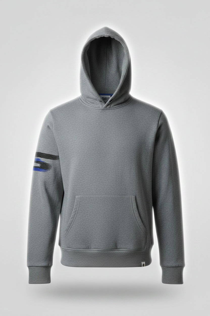vintage grey sketchers performance womens track hoodie SKU 6184