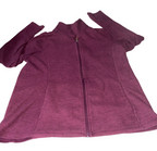 vintage burgundy old navy fleece track jacket 6186 L28 W 19 SKU 6186