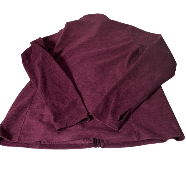 vintage burgundy old navy fleece track jacket 6186 L28 W 19 SKU 6186