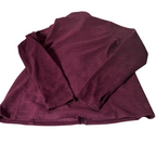 vintage burgundy old navy fleece track jacket 6186 L28 W 19 SKU 6186