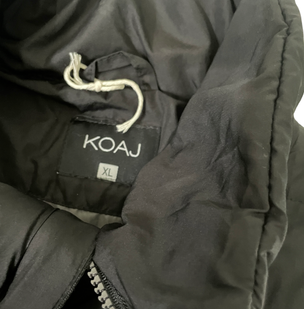 Vintage quilted bomber  women's  koaj jacket in size XL SKU 6207