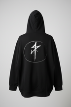 Men's Black Vintage Graphic Hoodie | SKU 6211