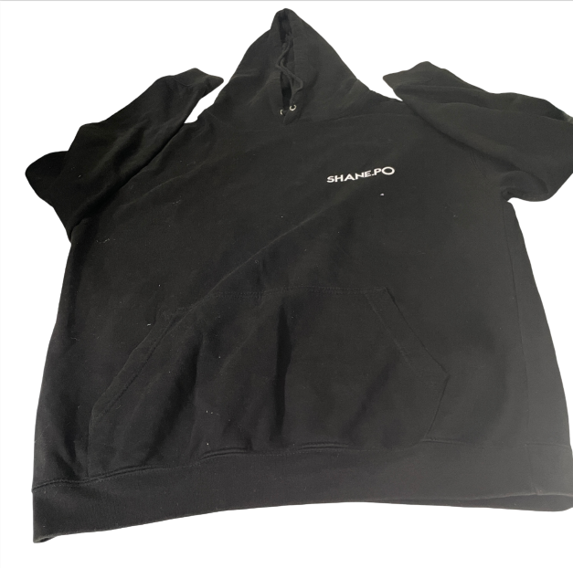 Men's Black Vintage Graphic Hoodie | SKU 6211