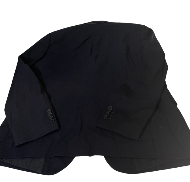 Vintage 90s Vintage men's LACOSTE navy blue retro preppy style soft material  suit jacket