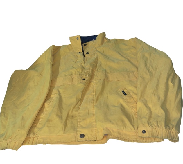 Vintage weatherproof yellow made in south korea bomber  jacket