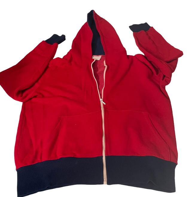 Vintage women's 90 s Zip-through sports hoodie SKU 6231