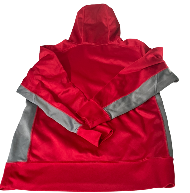 Vintage Red therma fit nike small hoodie womens  in small L21 W 17 | SKU 6234
