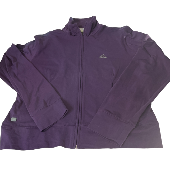 Vintage purple adidas womens track jacket in M/L L 26 W 19 SKU 6245