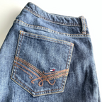 Vintage tommy hilfiger Premium original denim jeans Straight legs - Streetwear - Falcon Boot Cut - Stonewashed