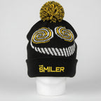 Smiler Black Graphic Beanie SKU 7320