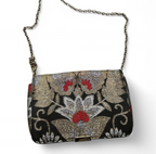 Ted Baker Opulant Oriental Jacquard Women’s Clutch Bag Black And Gold SKU 6831