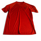 Under Armour Heat Gear Size M Men's Red/Orange Athletic T-Shirt - Used Sku 6842