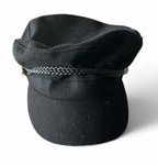 Unisex Replay Black & Grey Wool Felt Fedora Hat With Adjustable Strap sku 6808