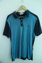 Vintage Original Penguin Heritage slim fit mens blue polo tees XL