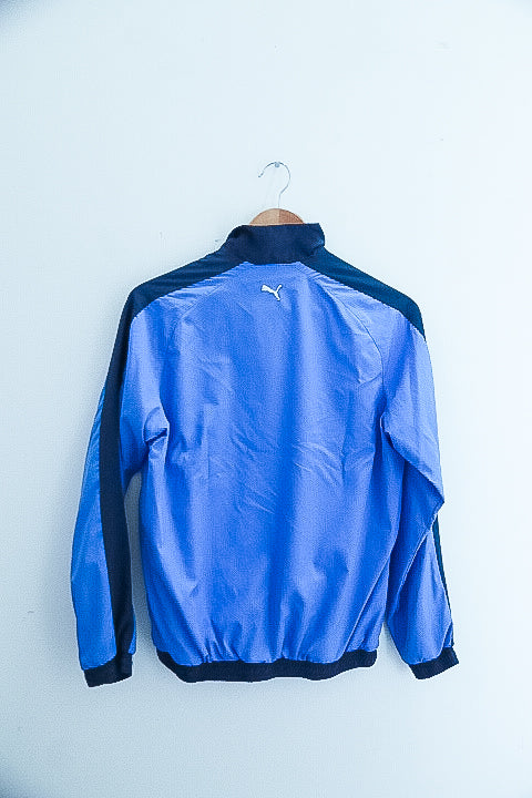 Vintage blue puma full zip mens track suit XL