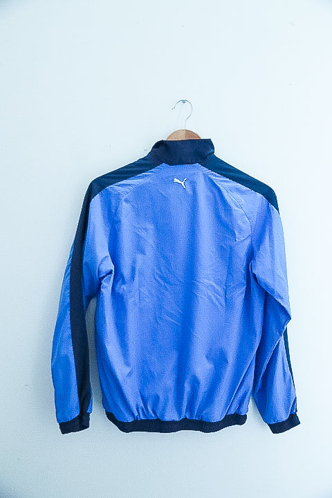 Vintage blue puma full zip mens track suit XL