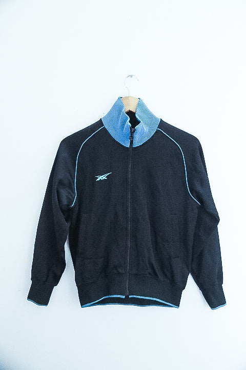 Vintage Asics 90s black full zip up jacket