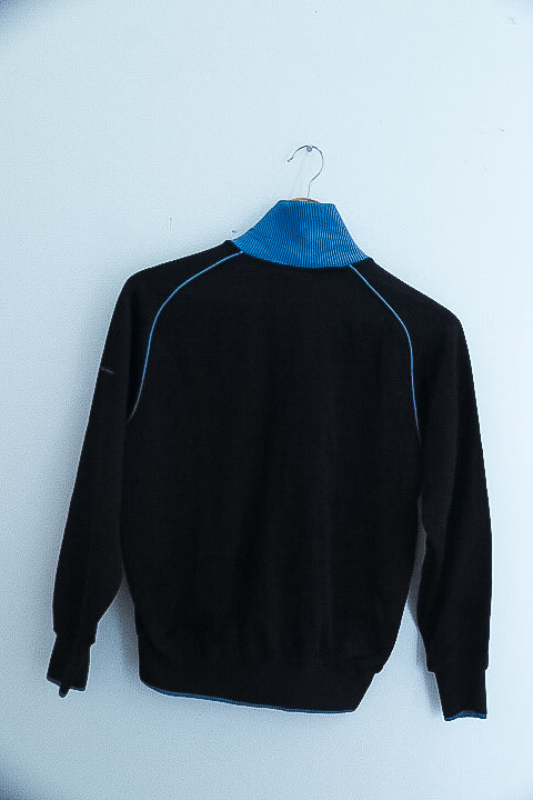 Vintage Asics 90s black full zip up jacket