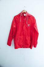 Vintage red umbro medium windbreaker hoodie jacket