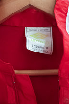Vintage red umbro medium windbreaker hoodie jacket