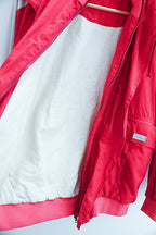 Vintage ran felice colour block pink mens hoodie jacket