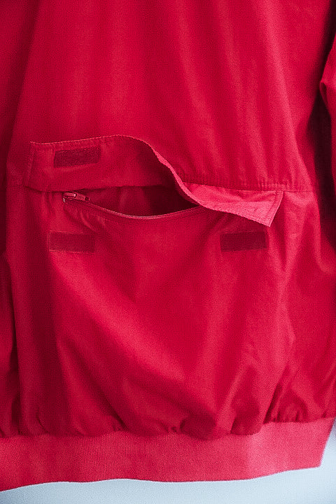 Vintage ran felice colour block pink mens hoodie jacket