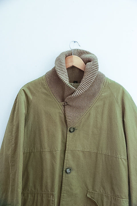 Vintage large cream military mens jacket