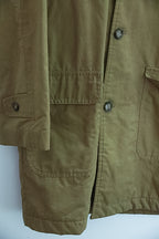 Vintage large cream military mens jacket