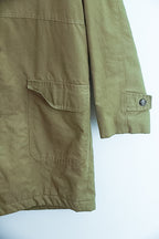 Vintage large cream military mens jacket