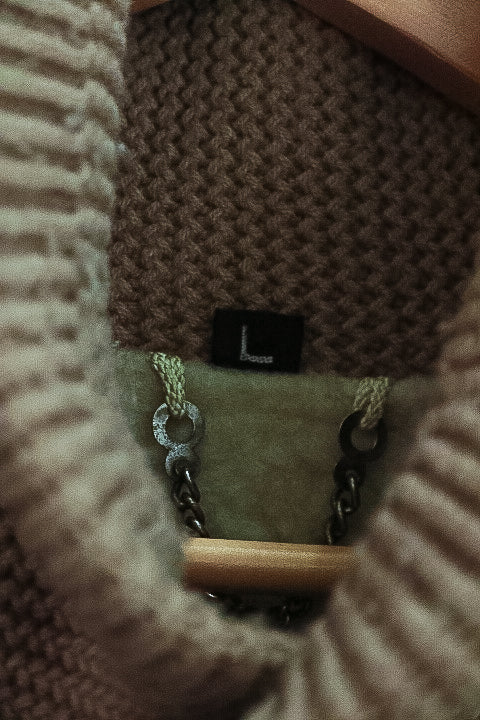 Vintage large cream military mens jacket