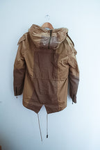 Forever21 Faux fur cream medium hoodie coat