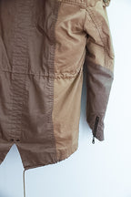 Forever21 Faux fur cream medium hoodie coat