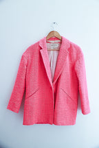 Vintage River Island pink womens blazers uk 6