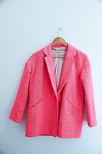 Vintage River Island pink womens blazers uk 6
