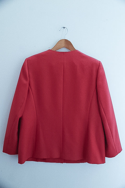 Vintage Eastex pink Linen womens blazers uk 16